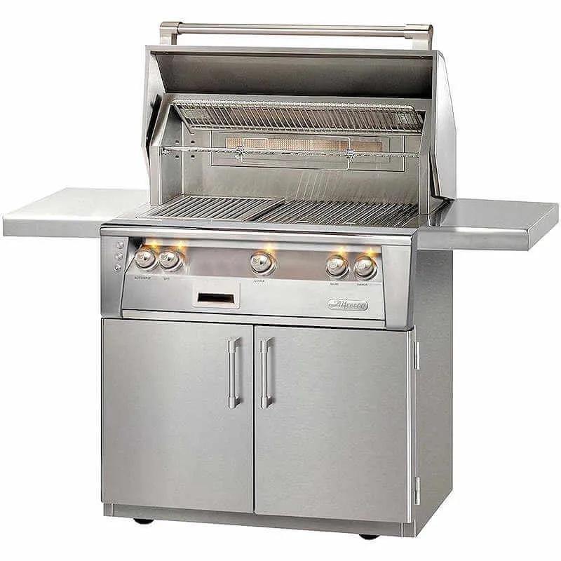 Alfresco ALXE 36-Inch Freestanding Gas Grill With Sear Zone And Rotisserie