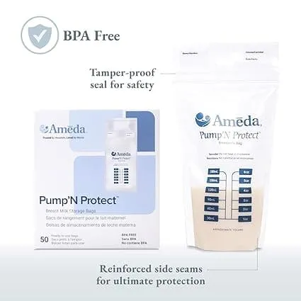 Ameda Pump'N Protect Breastmilk Storage Bag