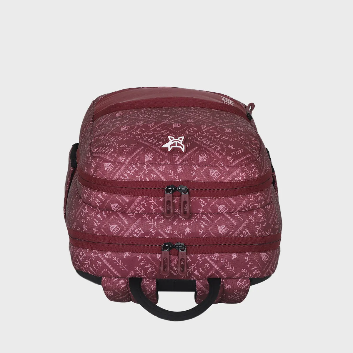 Arctic Fox 15.6" Laptop Backpack For Girls Warli Tawny Port