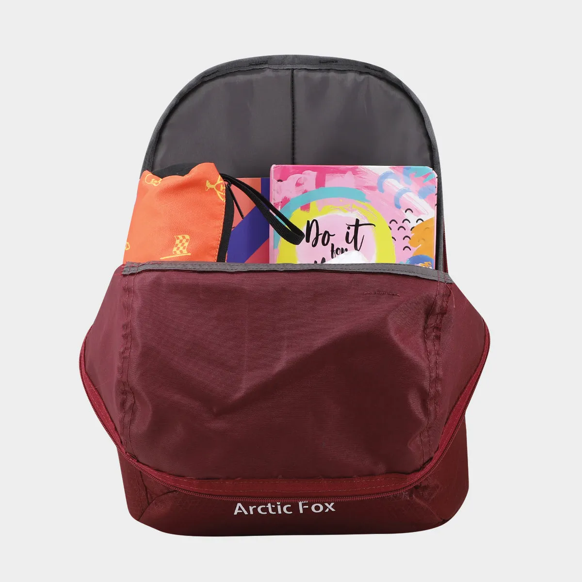 Arctic Fox Go Tawny Port School Backpack for Boys and Girls