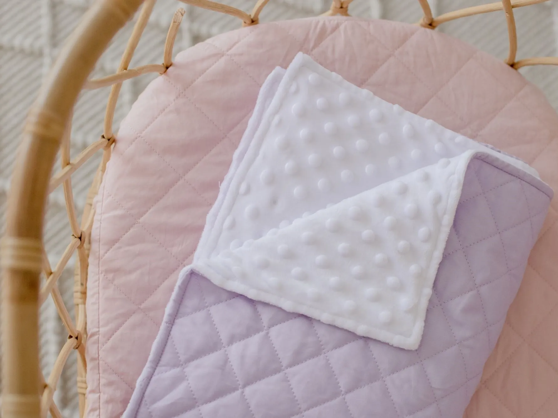 Bambella Designs Quilted Snuggle Blanket - Lavender Haze