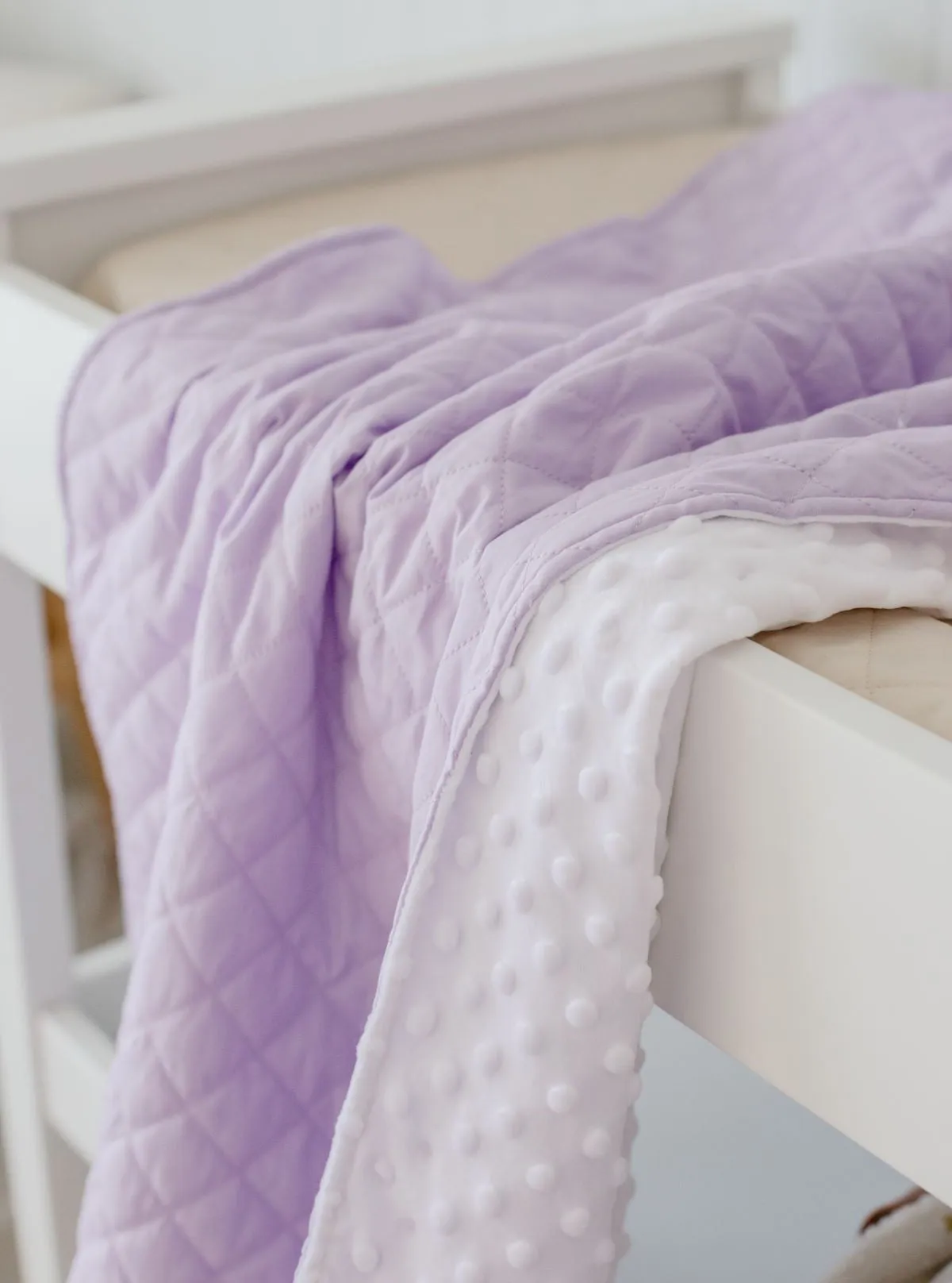 Bambella Designs Quilted Snuggle Blanket - Lavender Haze