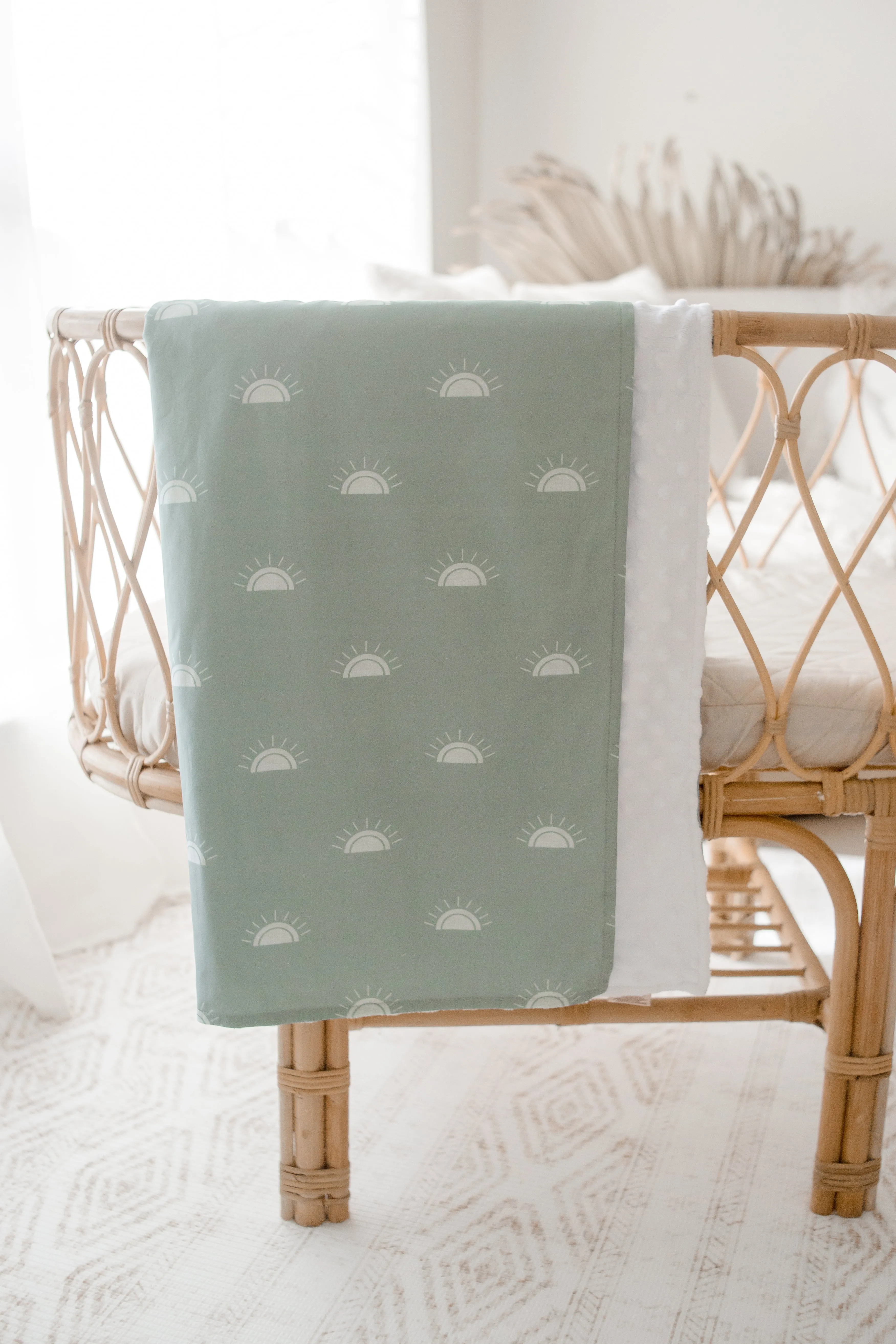 Bambella Designs Snuggle Blanket - Sage Sunshine