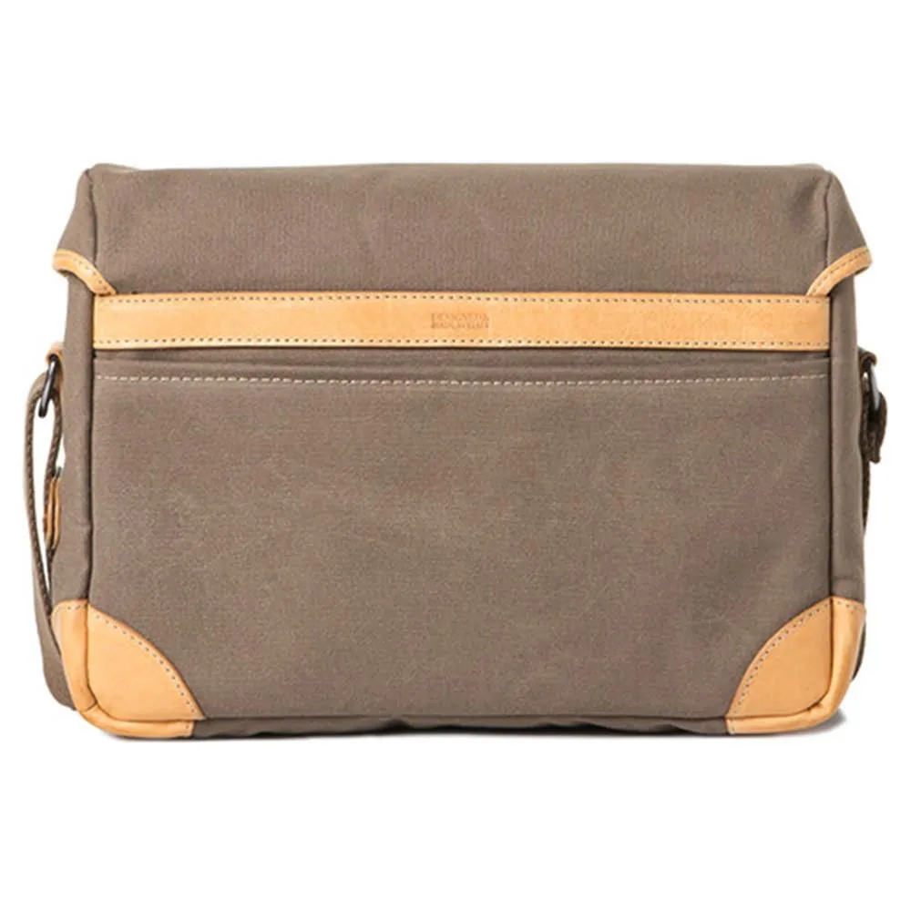 Barber Shop Small Messenger "Pageboy" Camera Bag (Canvas & Leather, Sand)