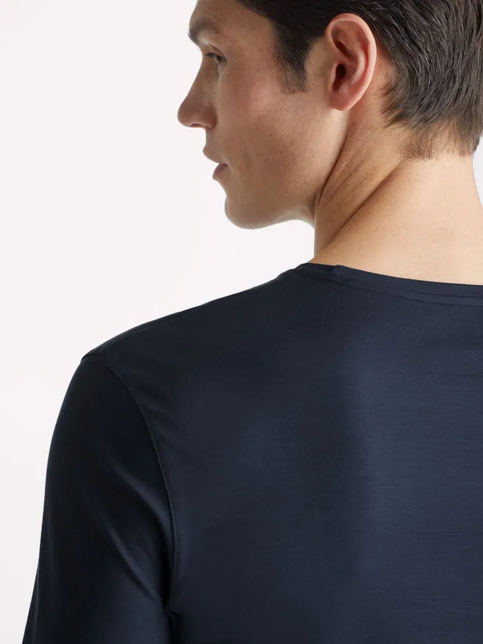 Basel Micro Modal Long sleeve  - NAVY