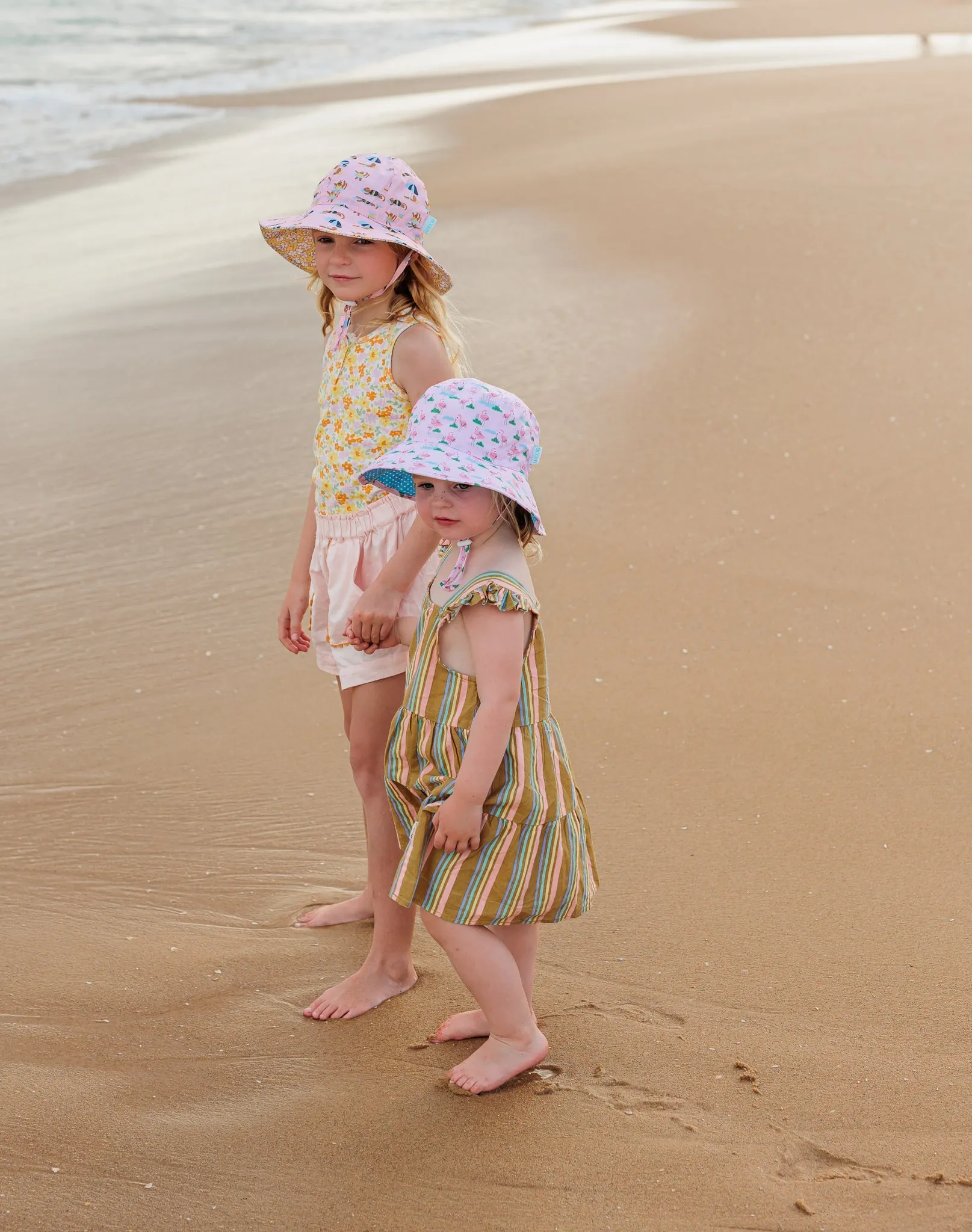 Beach Cats Wide Brim Sunhat