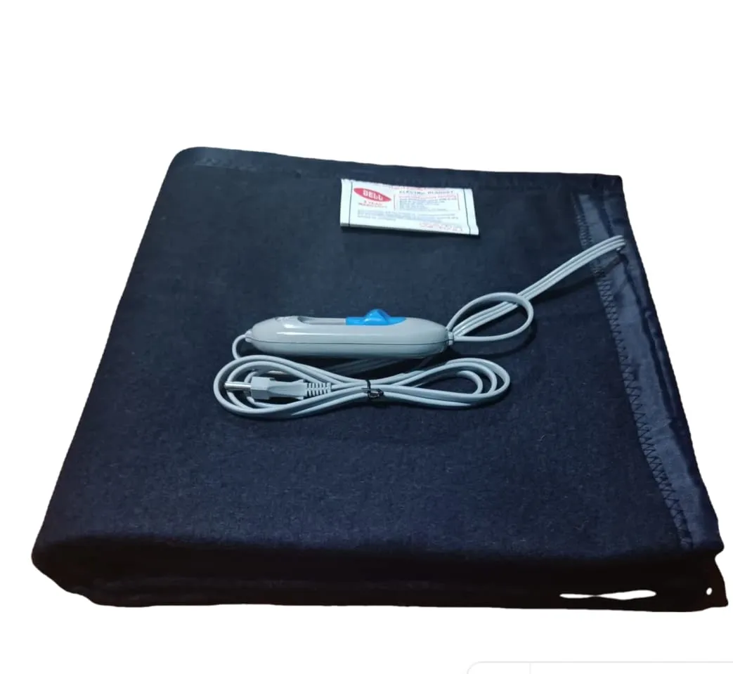 Bell electric blankets - Single Bed - 10 Years Warranty - Heating Bed Warmer with Four Heat Settings - Pain Relief with Low Power Consumption- Single Bed Size (150cms x 80cms)