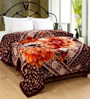 Bezzilish Home Luxurious Blanket Double Bed for Heavy Winter, Mink Blanket (Multicolor-01, 220 X 240 Cm) Lightweight Pack of 1, Specially for Diwali Gift (16)