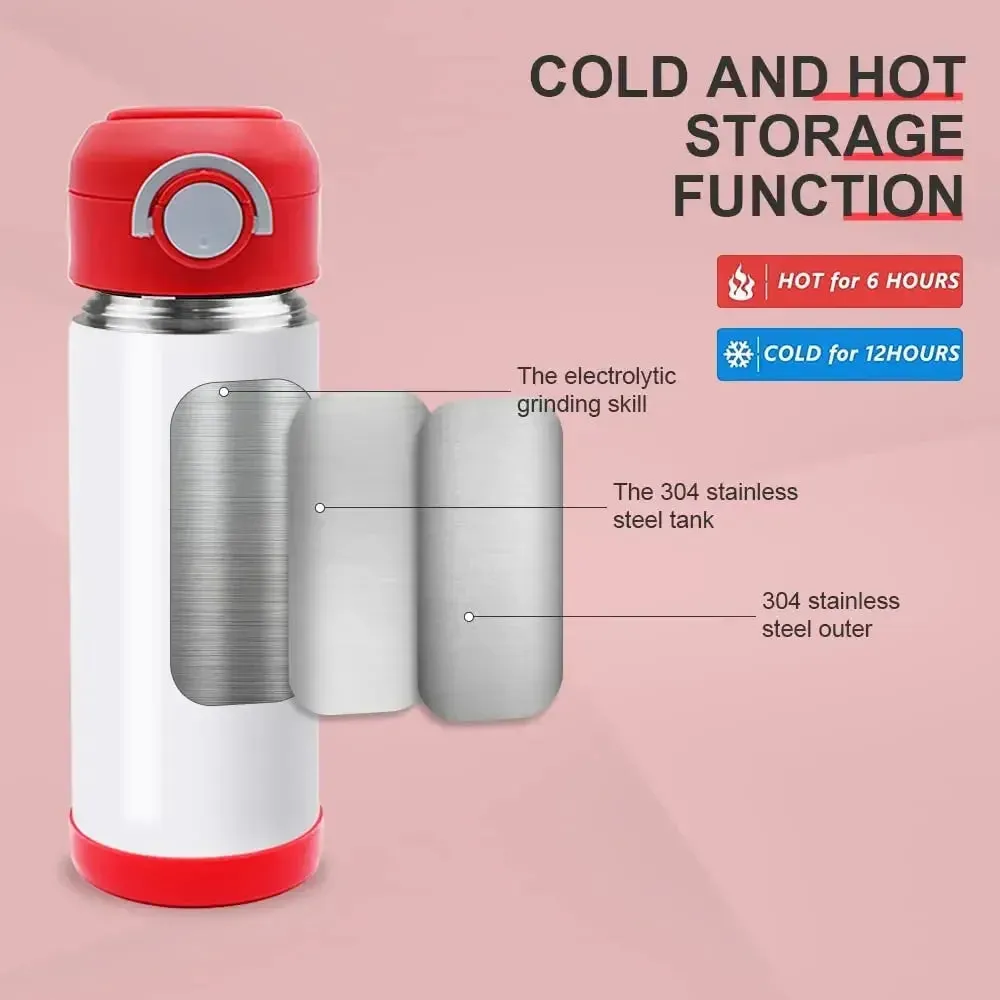 Blank Stainless Steel Thermos Water bottle