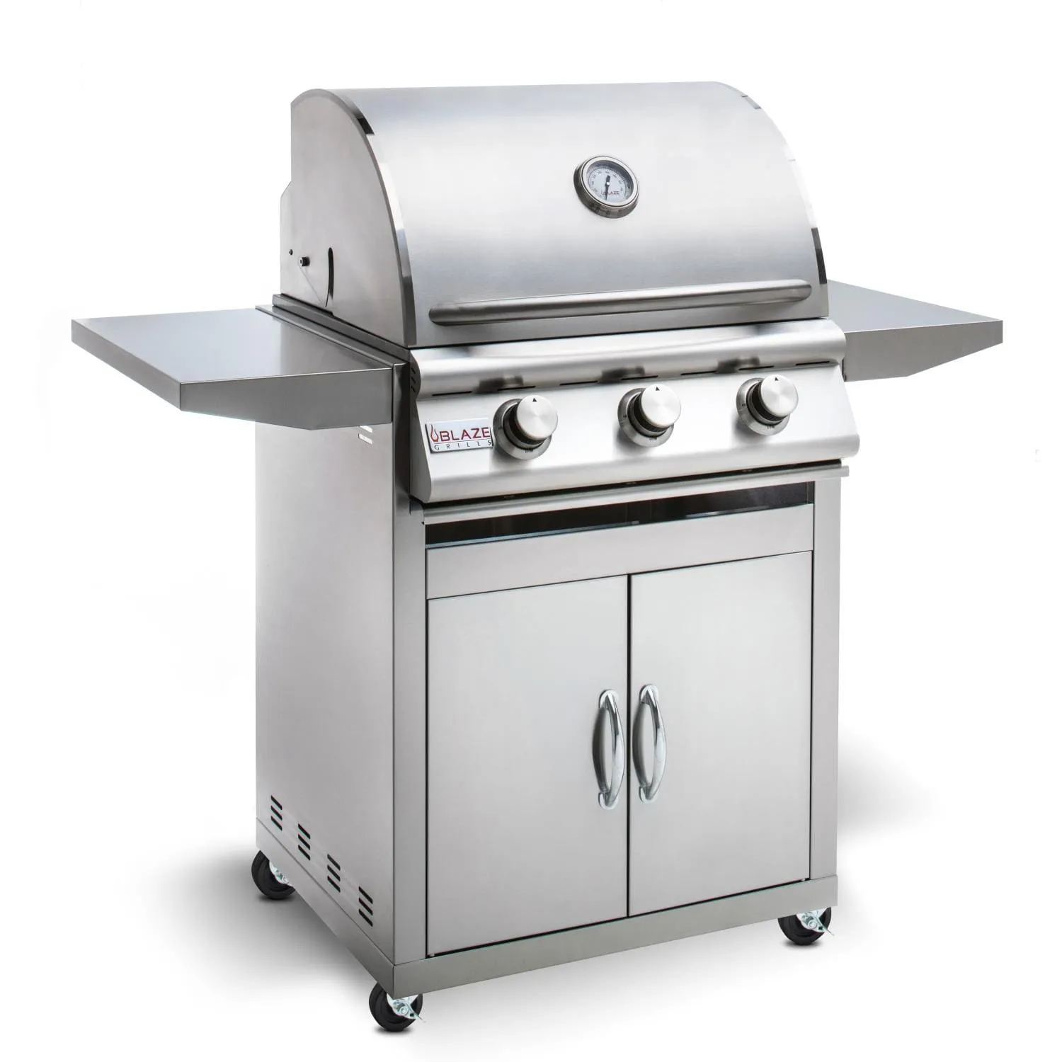 Blaze Prelude LBM 25-Inch 3-Burner Freestanding Gas Grill - BLZ-3LBM-LP/NG