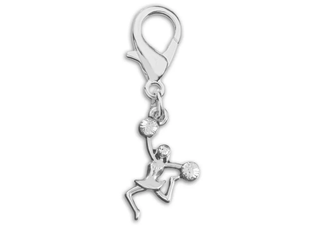 Cheerleader Shaped Hanging Charms