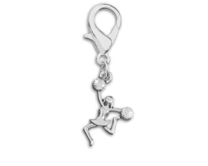 Cheerleader Shaped Hanging Charms