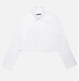 Deluc Honeybus Cropped Shirt - White