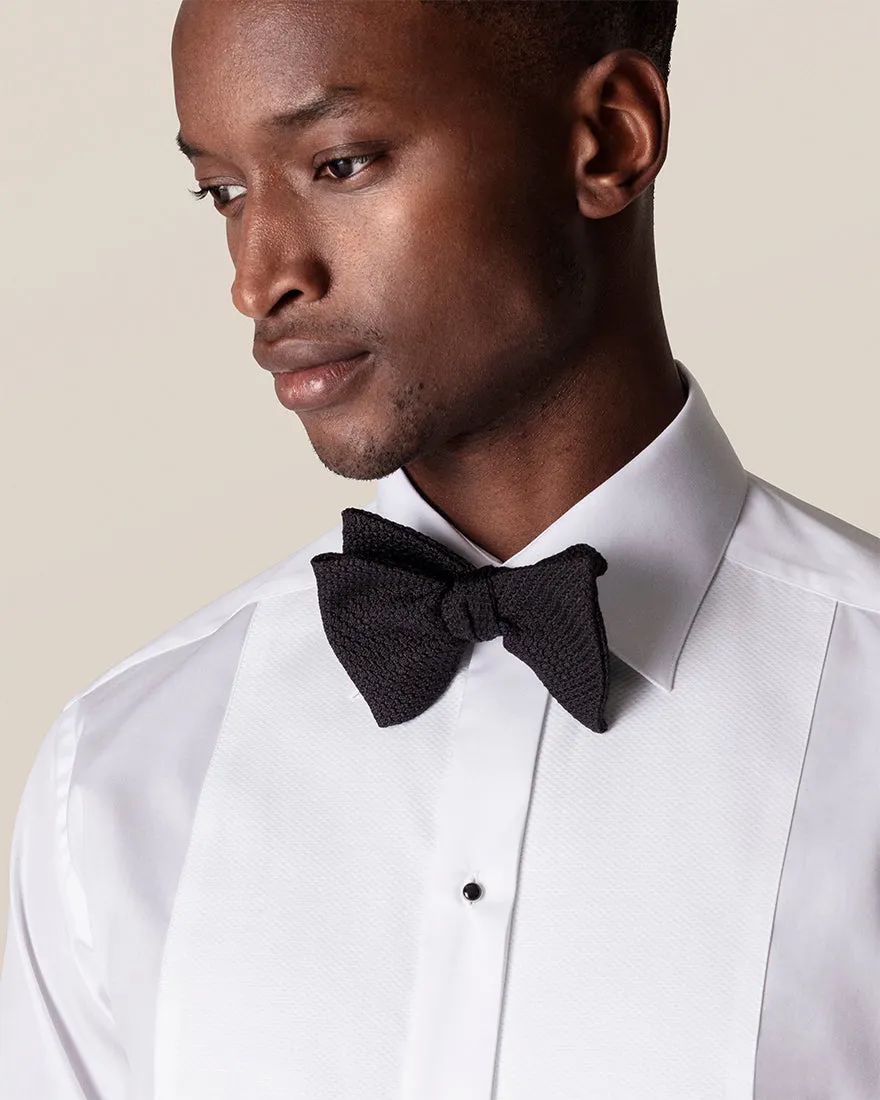 ETON 6363701000 WHITE FRENCH CUFF PIQUE TUXEDO EVENING SHIRT