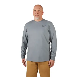 FREEFLEX™ Hybrid Work Tee - Long Sleeve - Gray 2X