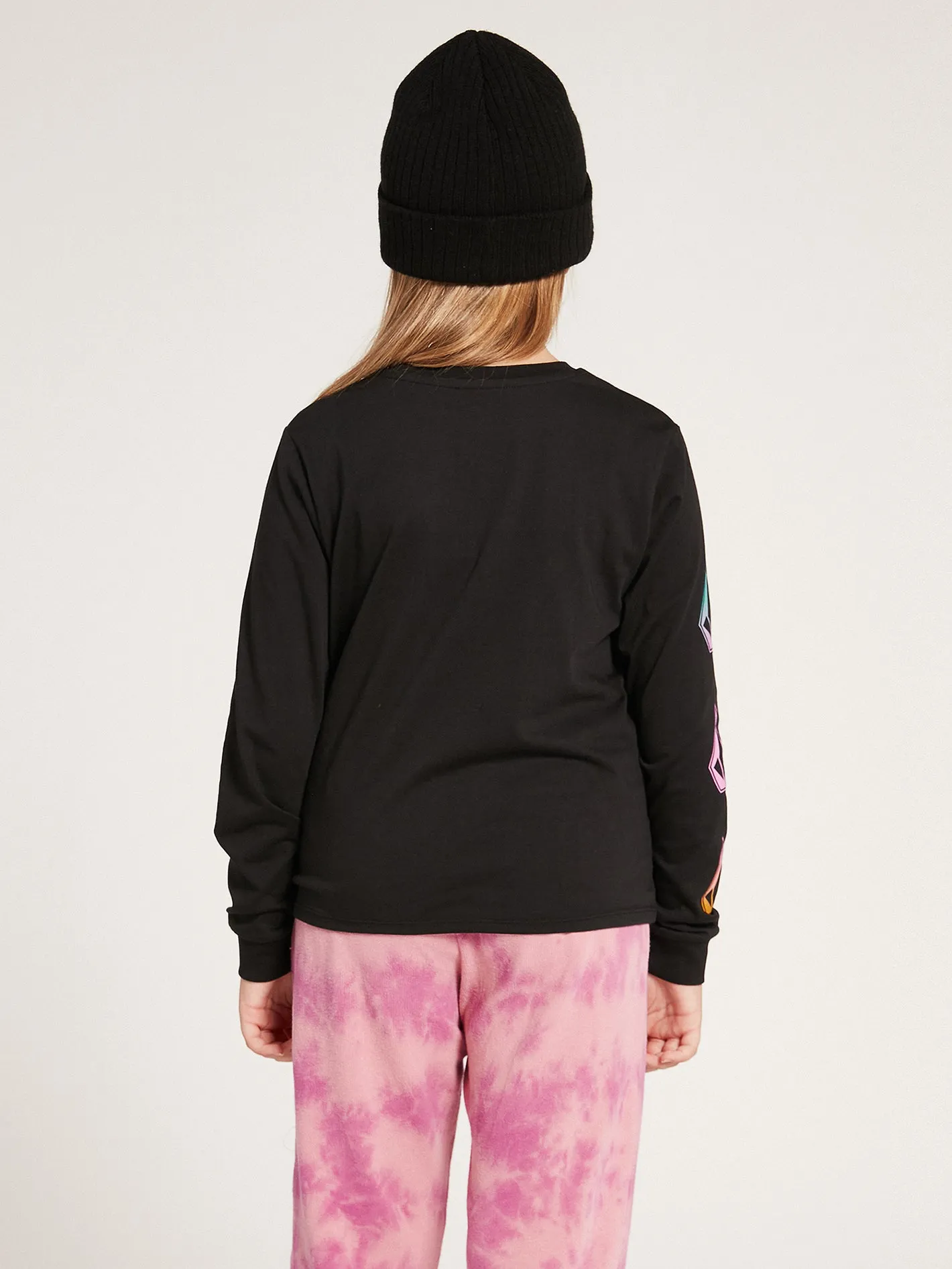 Girls Made From Stoke Long Sleeve Tee - Black