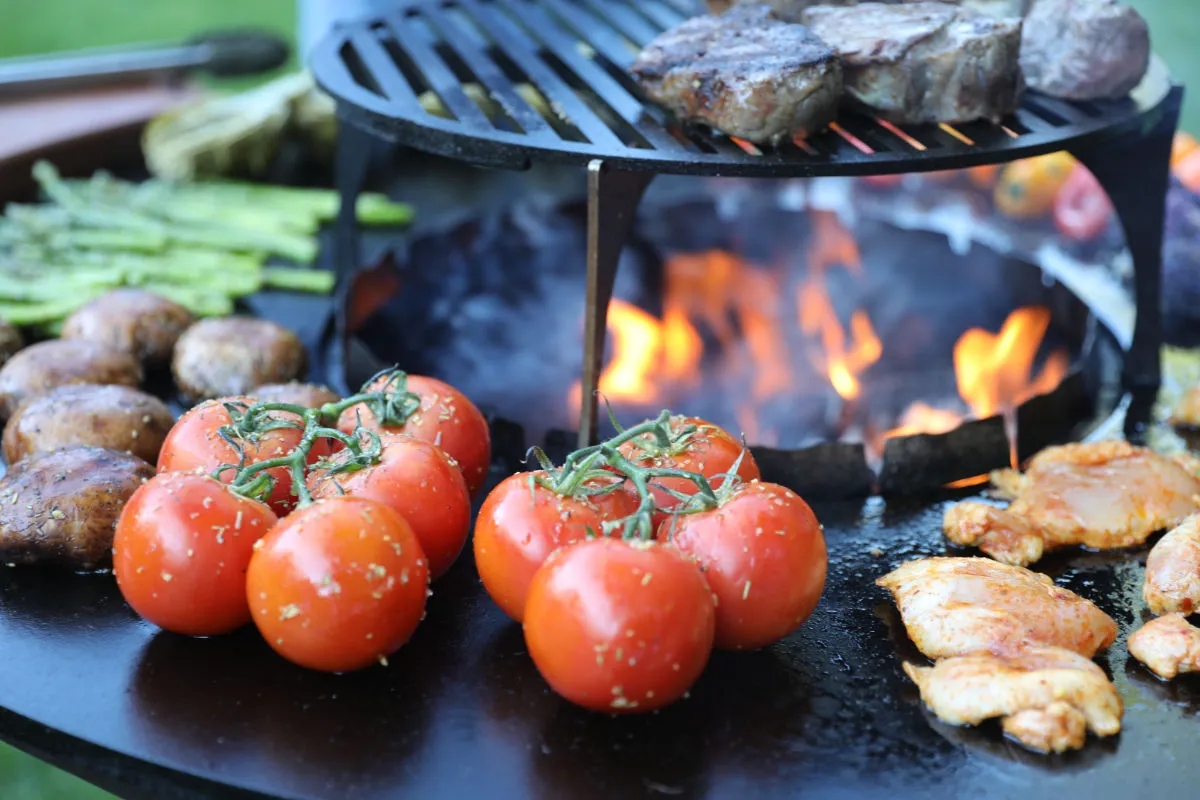 Grill Grate Riser For 30" Grills - Perfect for Larger Pans and Smoky Flavors