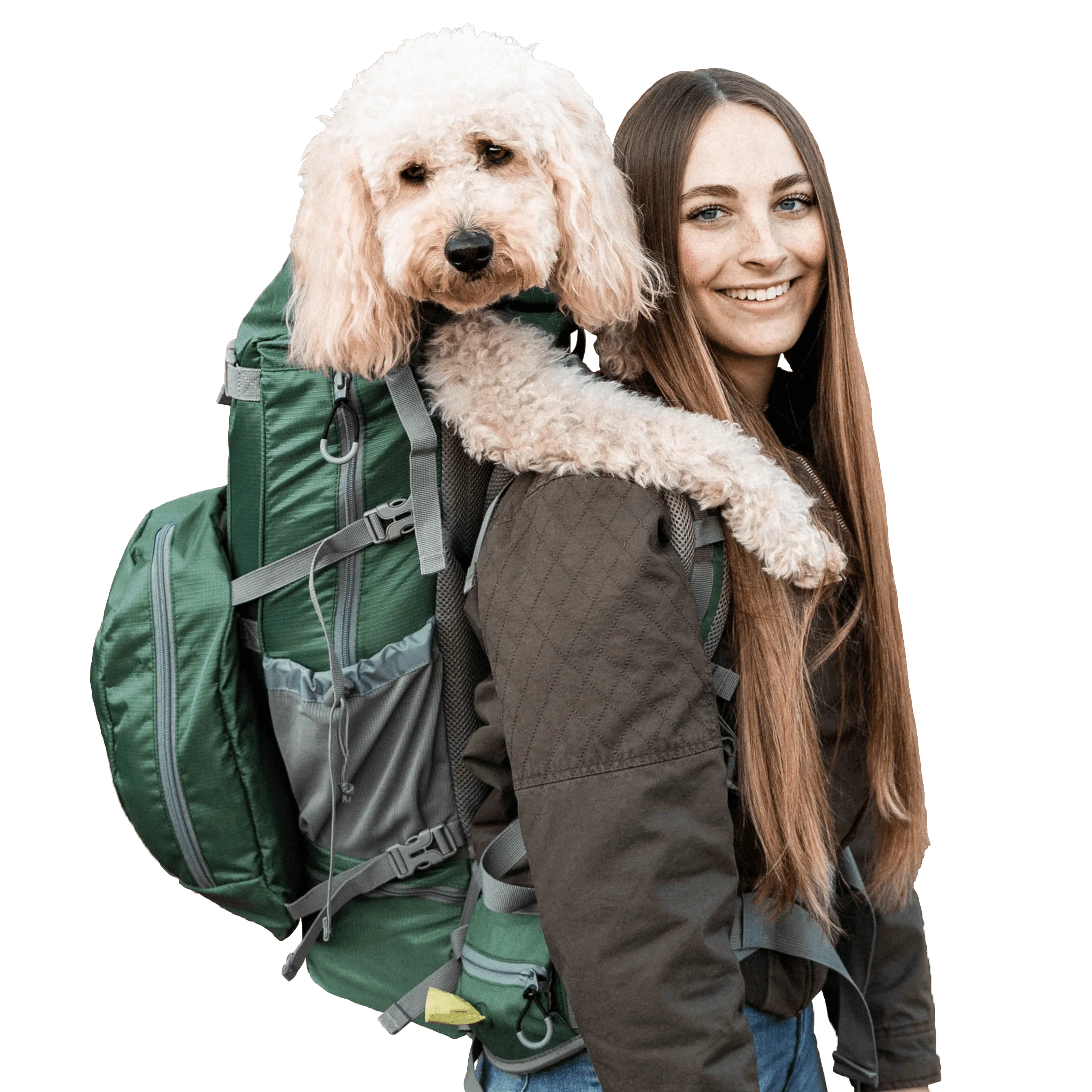 K9 Sports Sack | Big Kolossus Dog Backpack | 3 Sizes | Myrtel Green