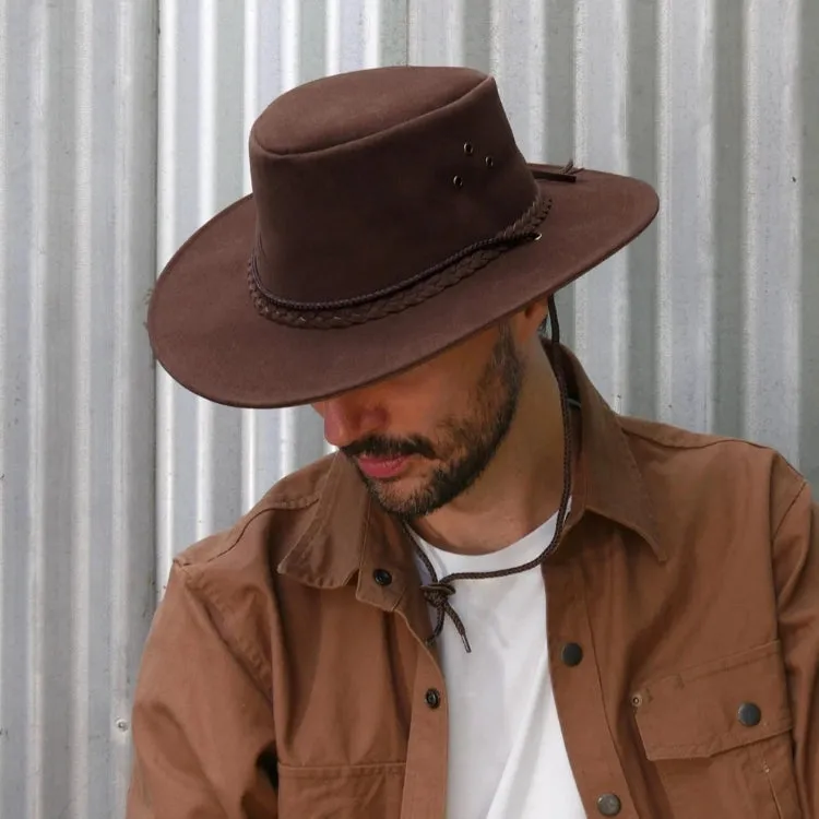 Kakadu Soaka Suede Hat - Brown