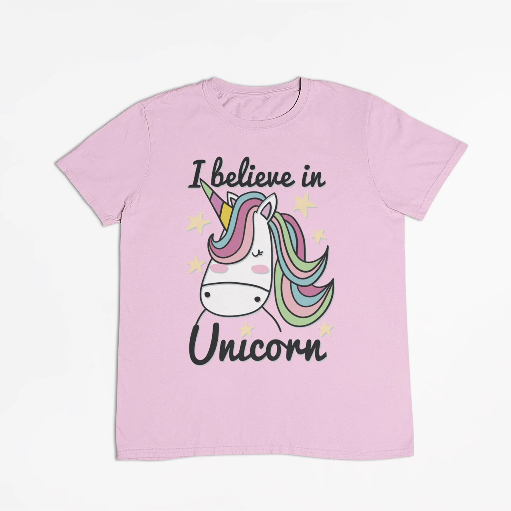 Kids Tee - 100% Cotton Believe in Unicorns