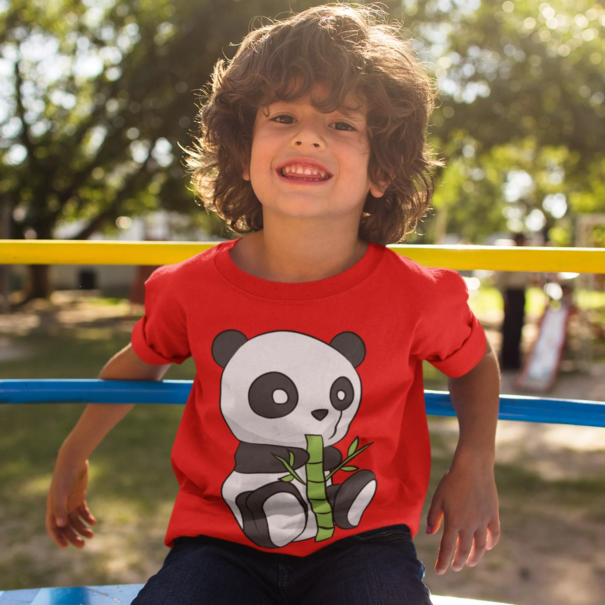 Kids Tee - 100% Cotton Panda Love