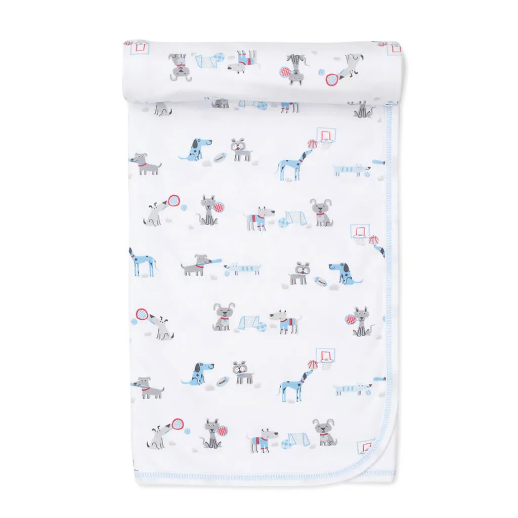 Kissy Kissy Print Blanket Sporty Pups