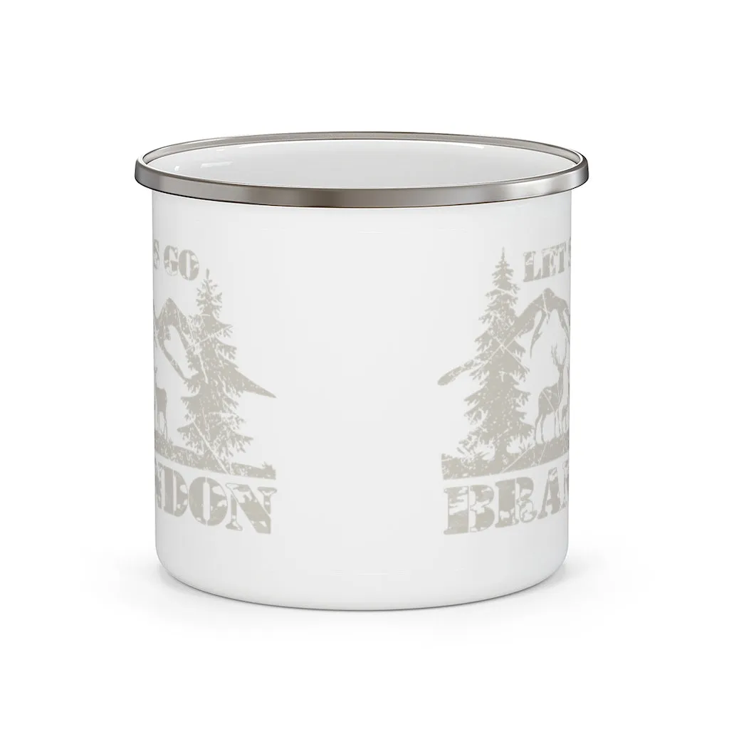 Let's Go Brandon, Hunting (LGB1) Enamel Camping Mug