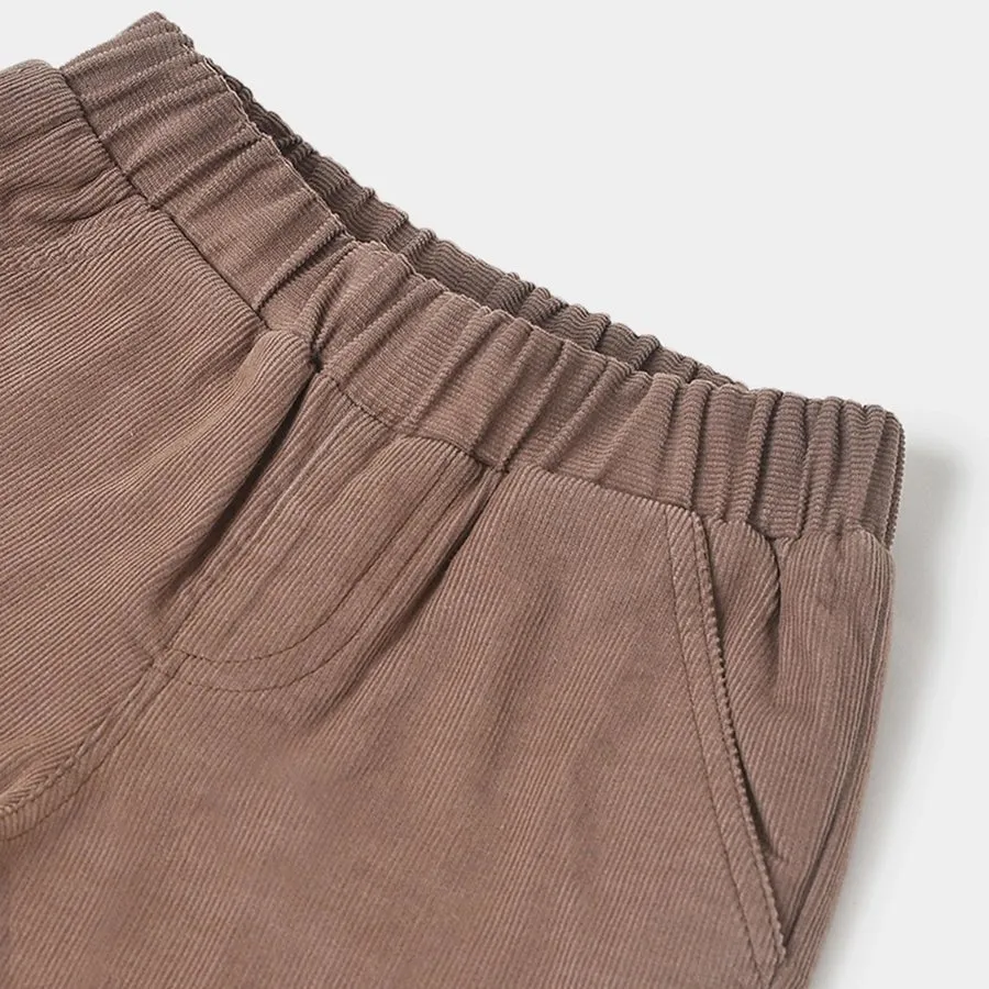 Misty Corduroy Brown Trouser Pants