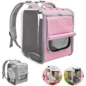 Opulent Paws Luxury Pet Carrier in Pink & Gray