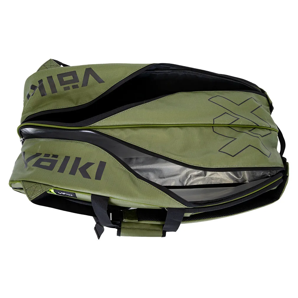 Primo Combi Tennis Bag Army Green and Black