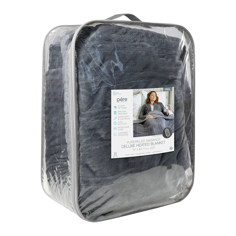 PureRelief Deluxe Heated Blanket