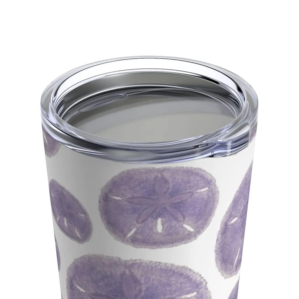 Purple Sand Dollars, 20 oz Steel Tumbler