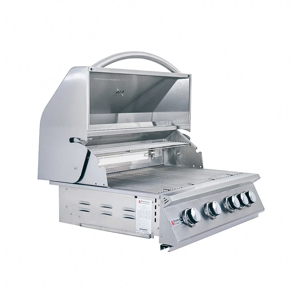 RCS Gas Grills - 32" Premier w/ Lights Freestanding Grill - RJC32AL CK