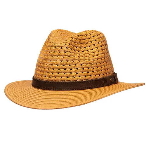 Saint Martin - Two Tone Paper Braid Fedora