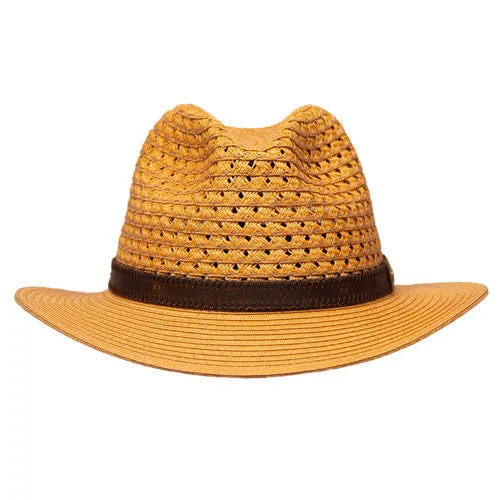 Saint Martin - Two Tone Paper Braid Fedora