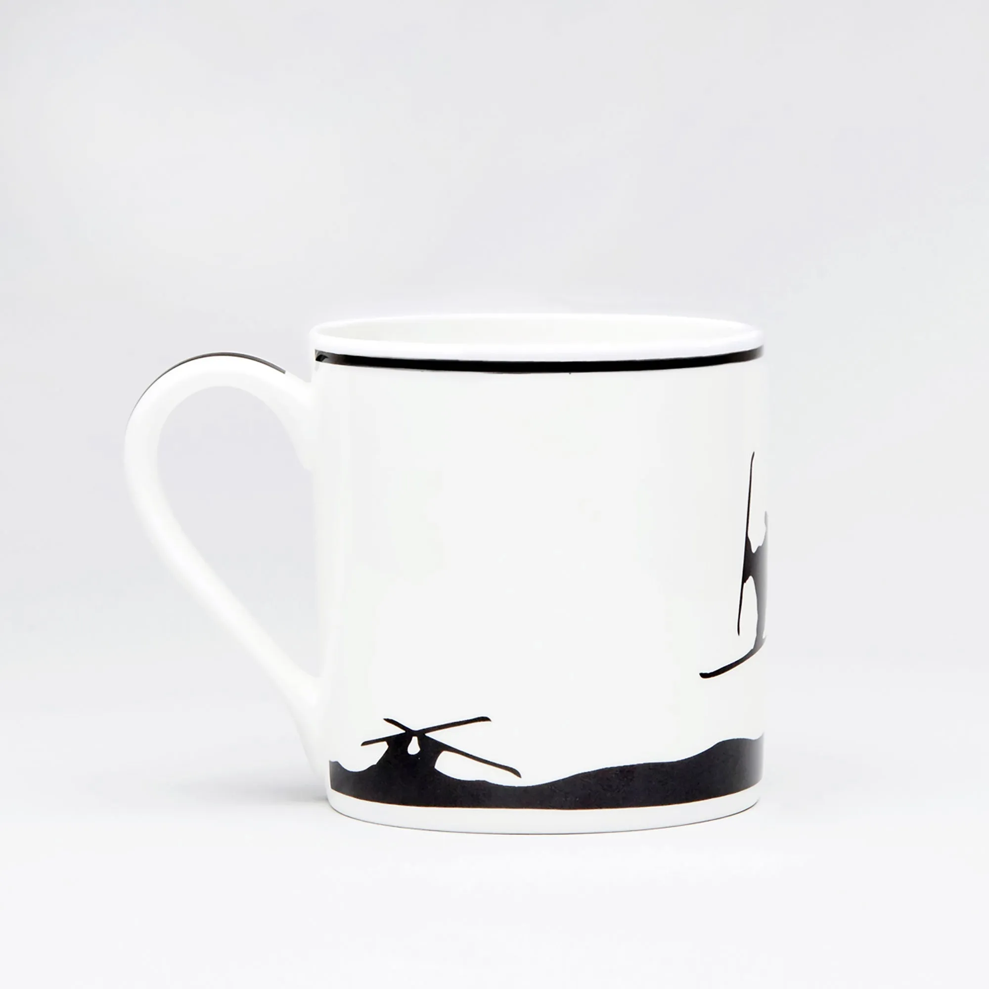 Ski Jumping Rabbit Mug