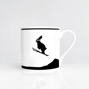 Ski Jumping Rabbit Mug