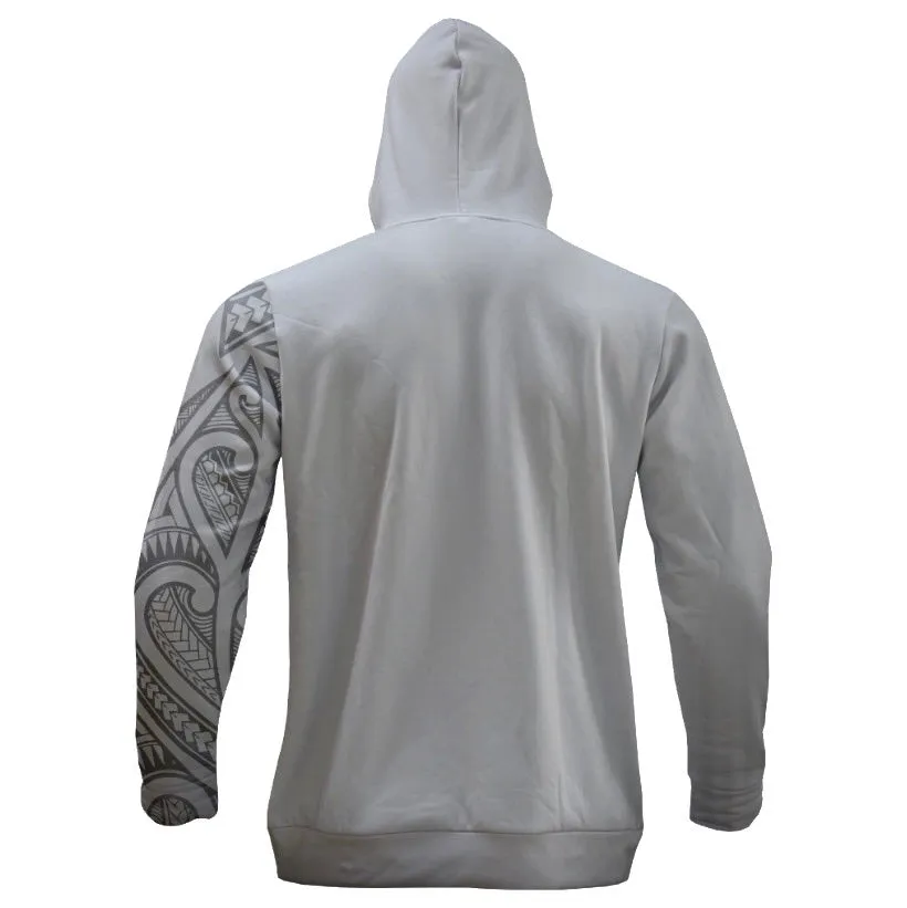 Sleeve Hoodie (Light Grey/Grey)