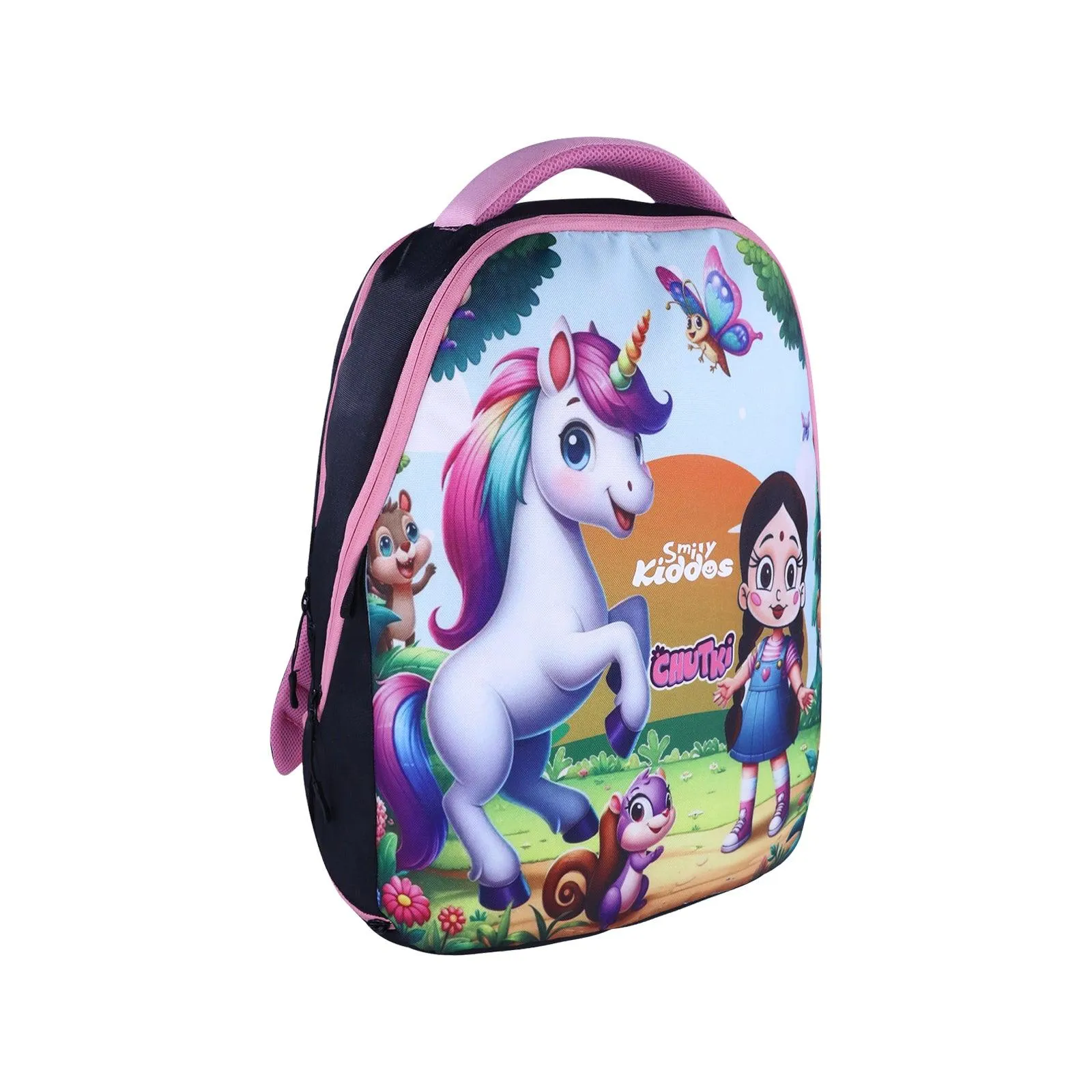 Smily Kiddos - Licensed Chhota Bheem Chutki Junior Backpack 2 - Pink