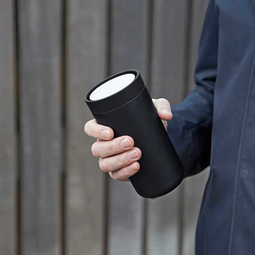 stelton | to go click vacuum insulated cup | black 400ml