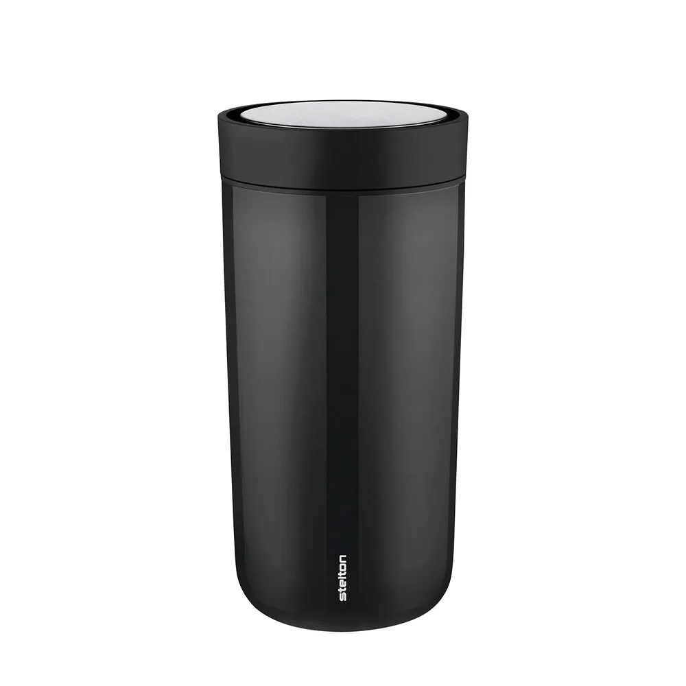 stelton | to go click vacuum insulated cup | black 400ml