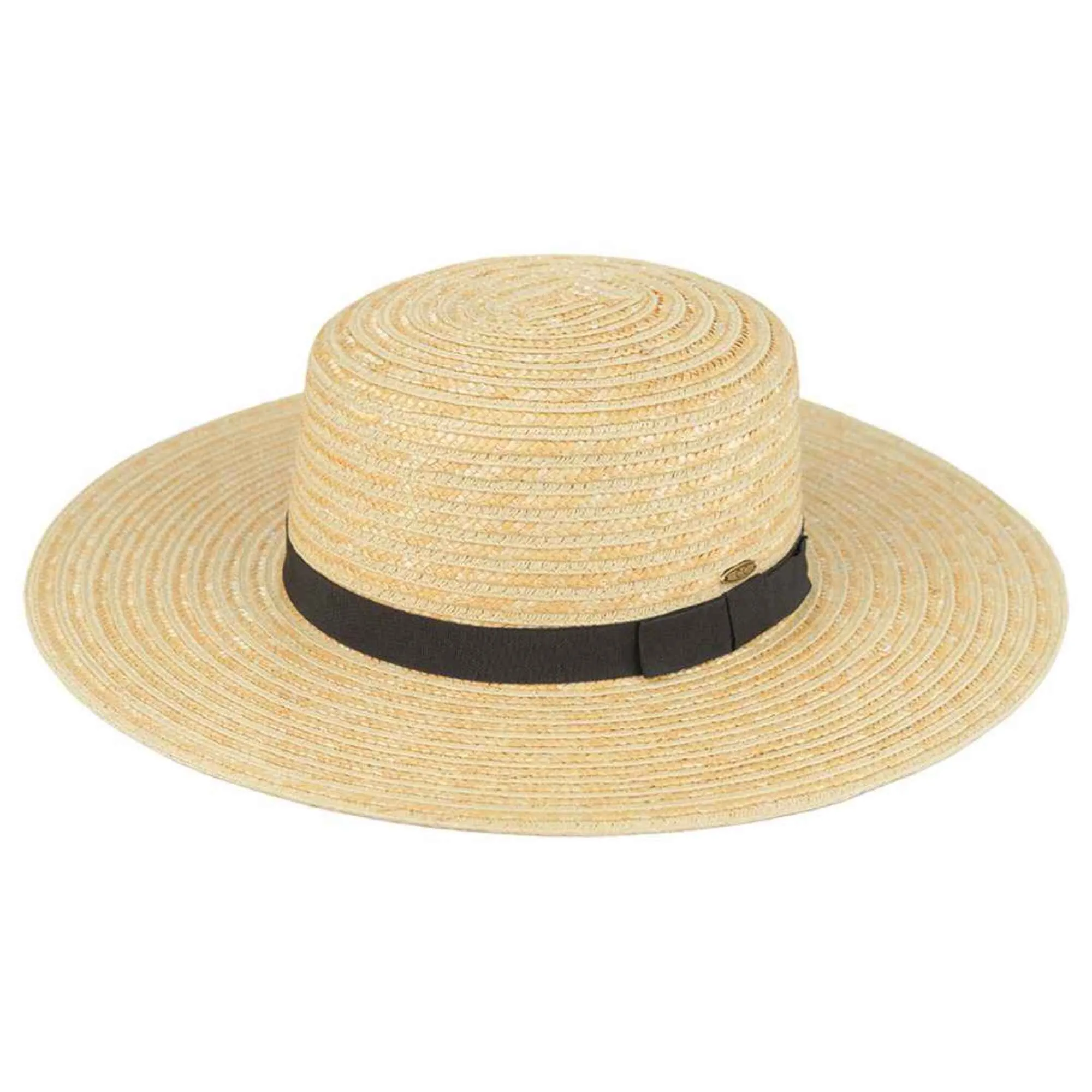 STH03 Grosgrain Ribbon Band Boater Hat