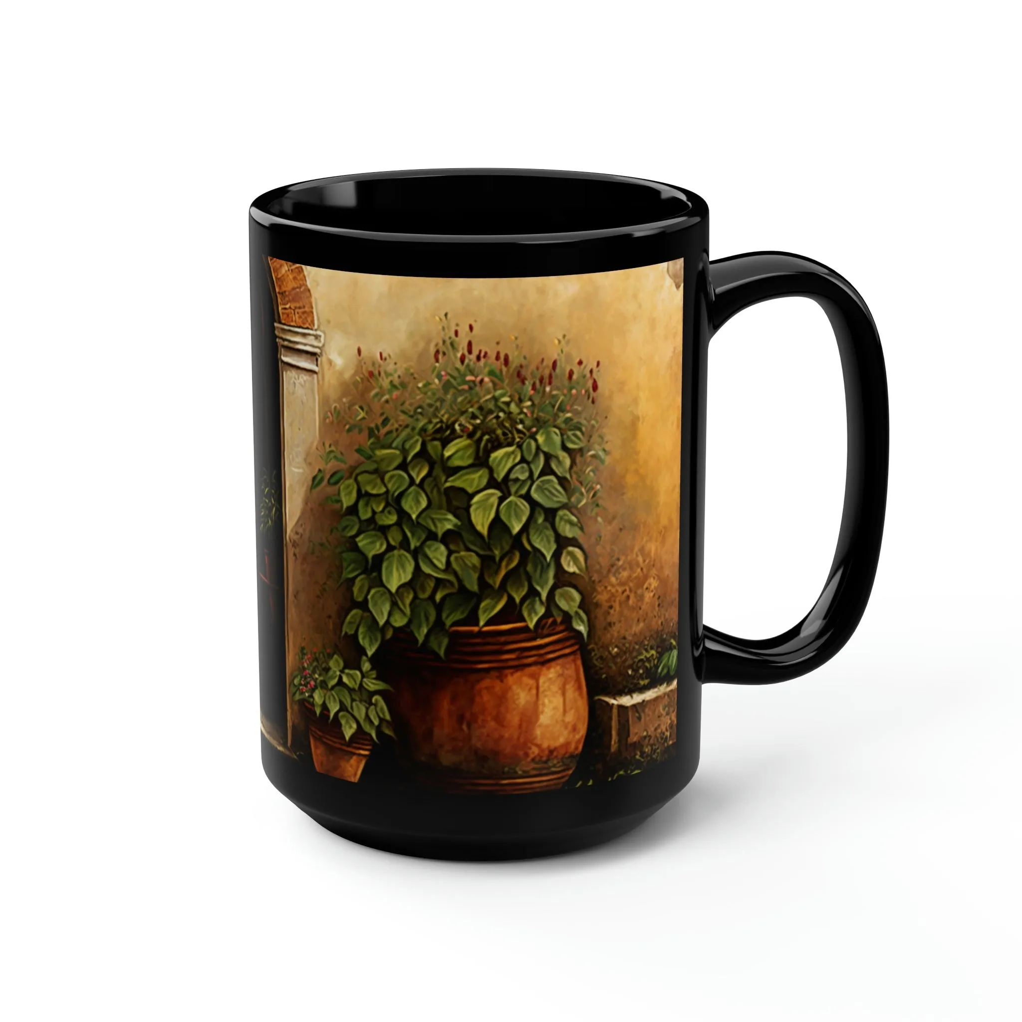 Tuscan Doorway - 15 oz Coffee Mug