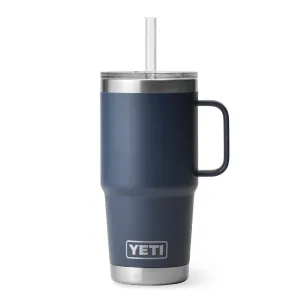 YETI 25 oz Rambler Straw Mug Navy