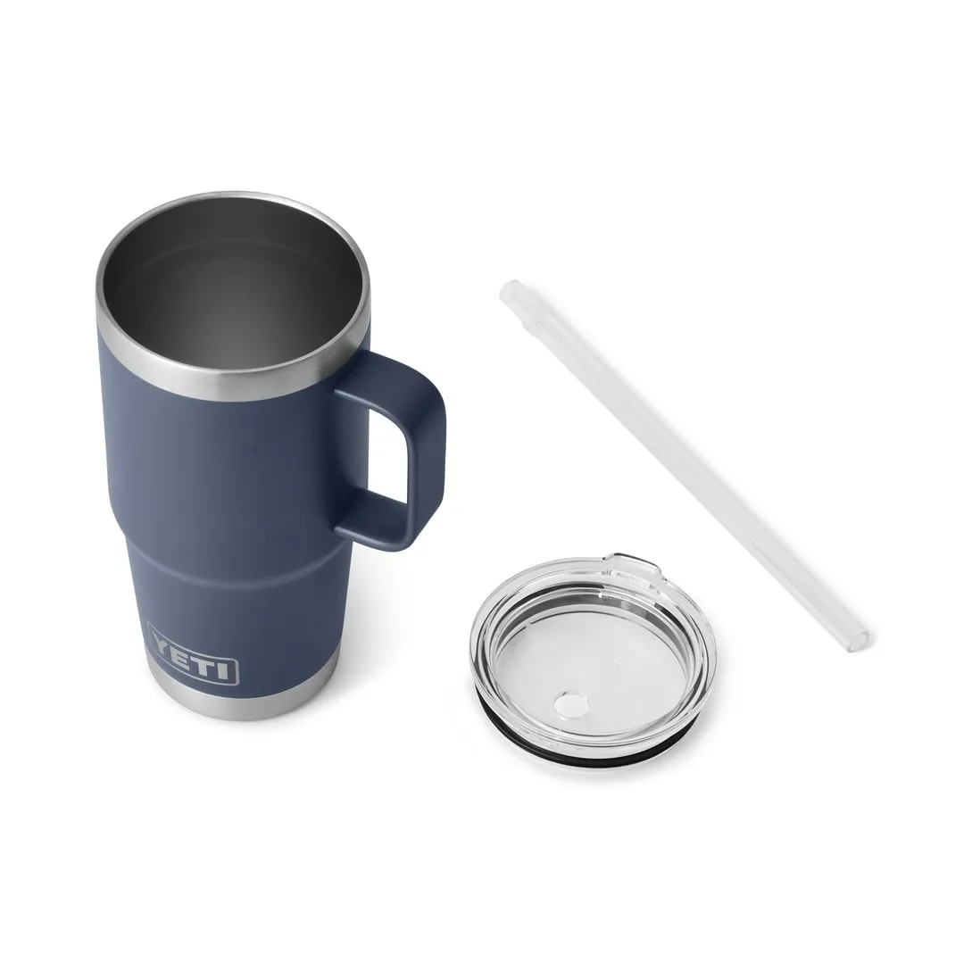 YETI 25 oz Rambler Straw Mug Navy