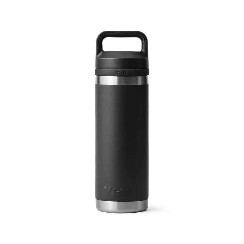 YETI Rambler 18 OZ (532ml) Bottle With Chug Cap - Black